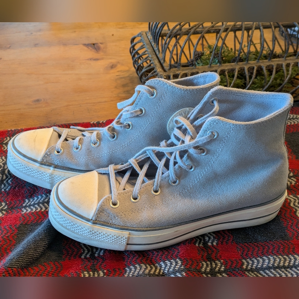 Converse Gray High-Top Sneakers